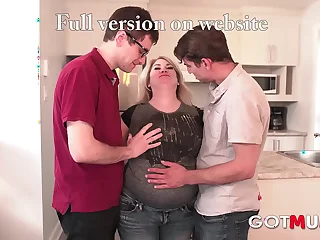 Got Mum - An Ugly Fat Milf is Fucked by will not hear of Two Neighbors